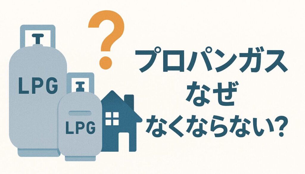 プロパンガスなぜなくならない？2025年制度改正で変わる未来とは？