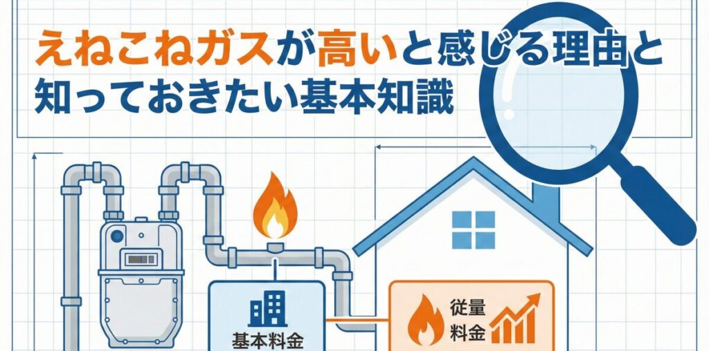 えねこねガスが高いと感じる理由と知っておきたい基本知識