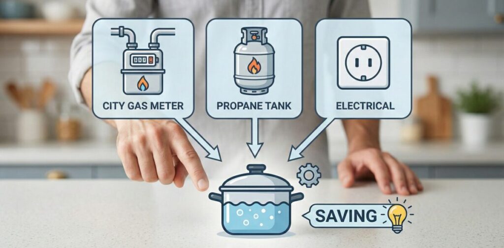 お湯を沸かす際の電気とガスの比較で知っておきたい節約の基本