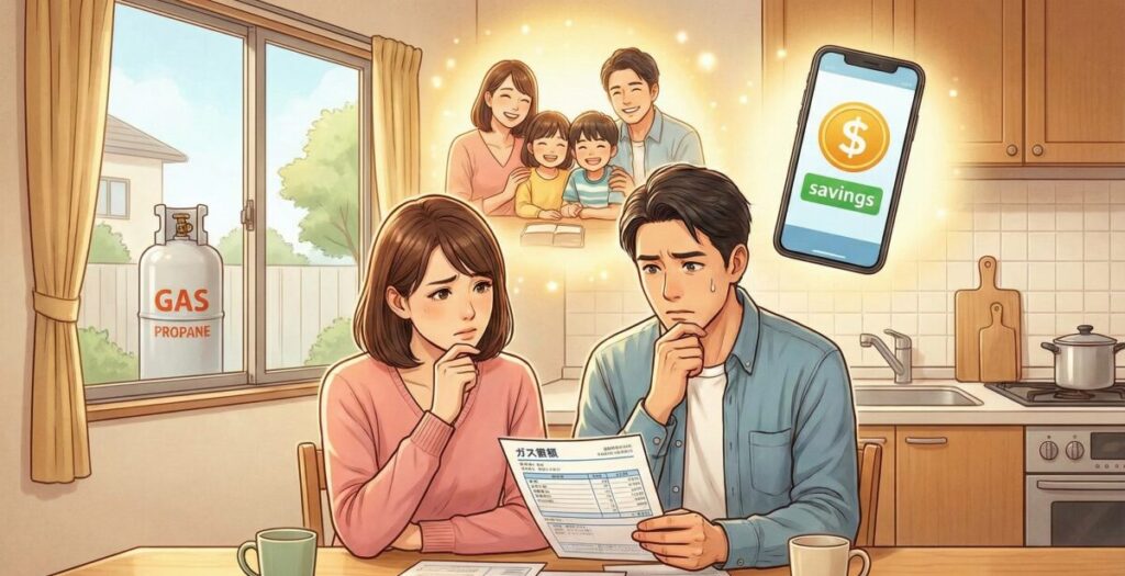 エネライフのガスが高いと感じたら？料金の下げ方と見直し手順！
