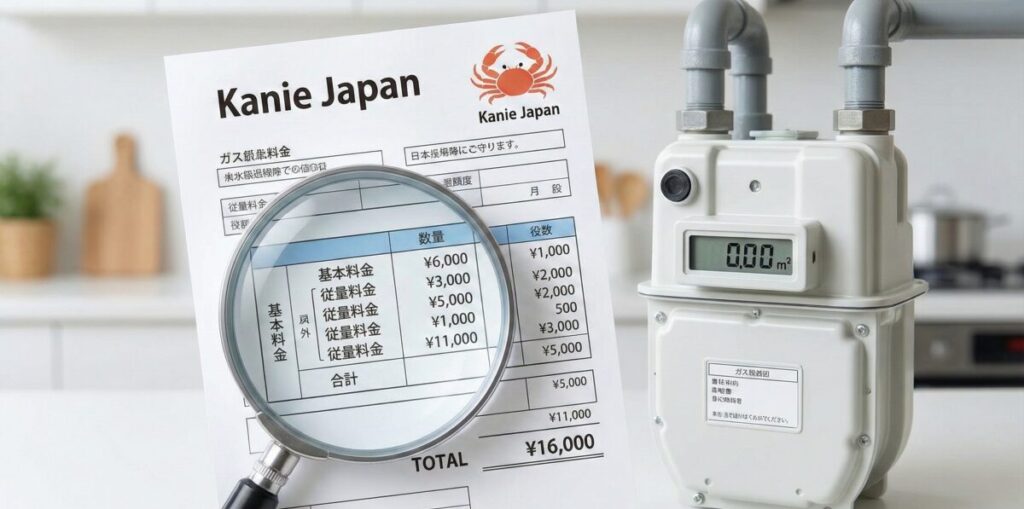 カニエジャパンのガスが高い理由と気になる評判の真実