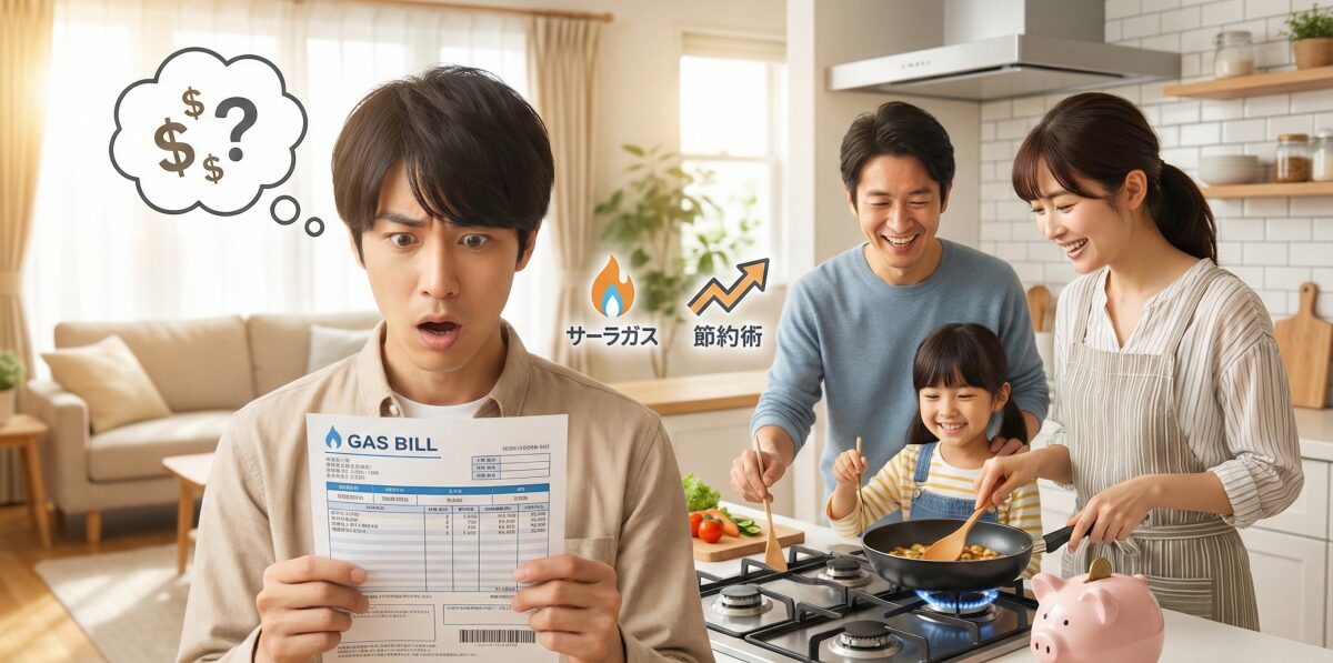 サーラガスの料金が高いと感じたら試してほしい！年間5万円安くした節約術と私の体験記