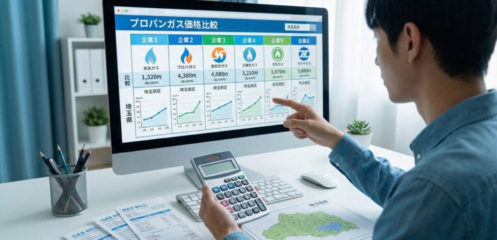 プロパンガスの安い会社を埼玉で見つけるための賢い選び方