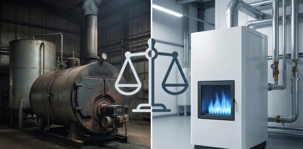 ボイラーの燃料を重油とガスのどちらにするか比較！後悔しない選び方のポイント