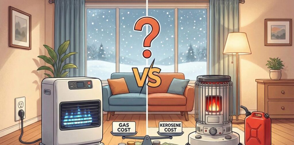 冬の光熱費を抑える！ガスストーブと灯油ストーブどちらが安いか徹底比較