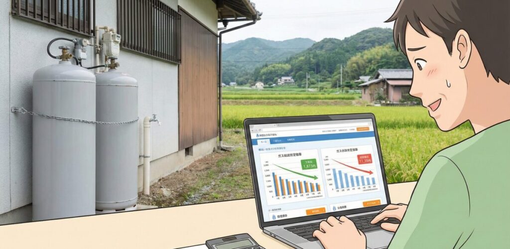 四国ガスの料金が高いならプロパン見直しも効果的