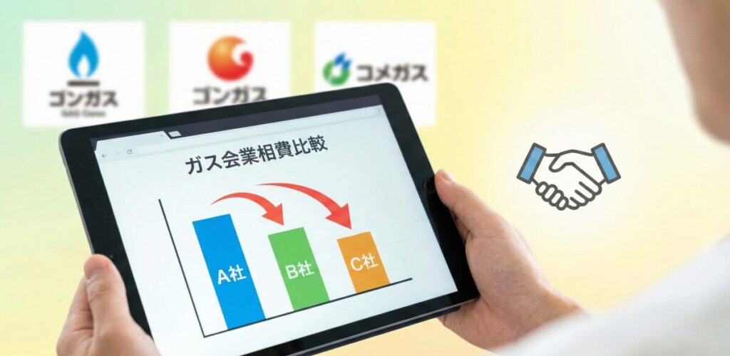 明治産業の福岡でのガス代が高いなら他社と比較しよう