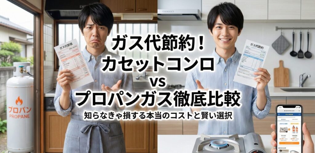 ガス代を安くしたい！ガスボンベとプロパンガスの比較で見えた本当の節約術