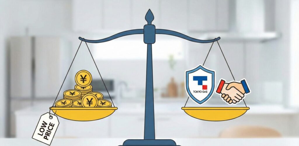 キンライサーと東京ガスを比較してわかったメリットとデメリット